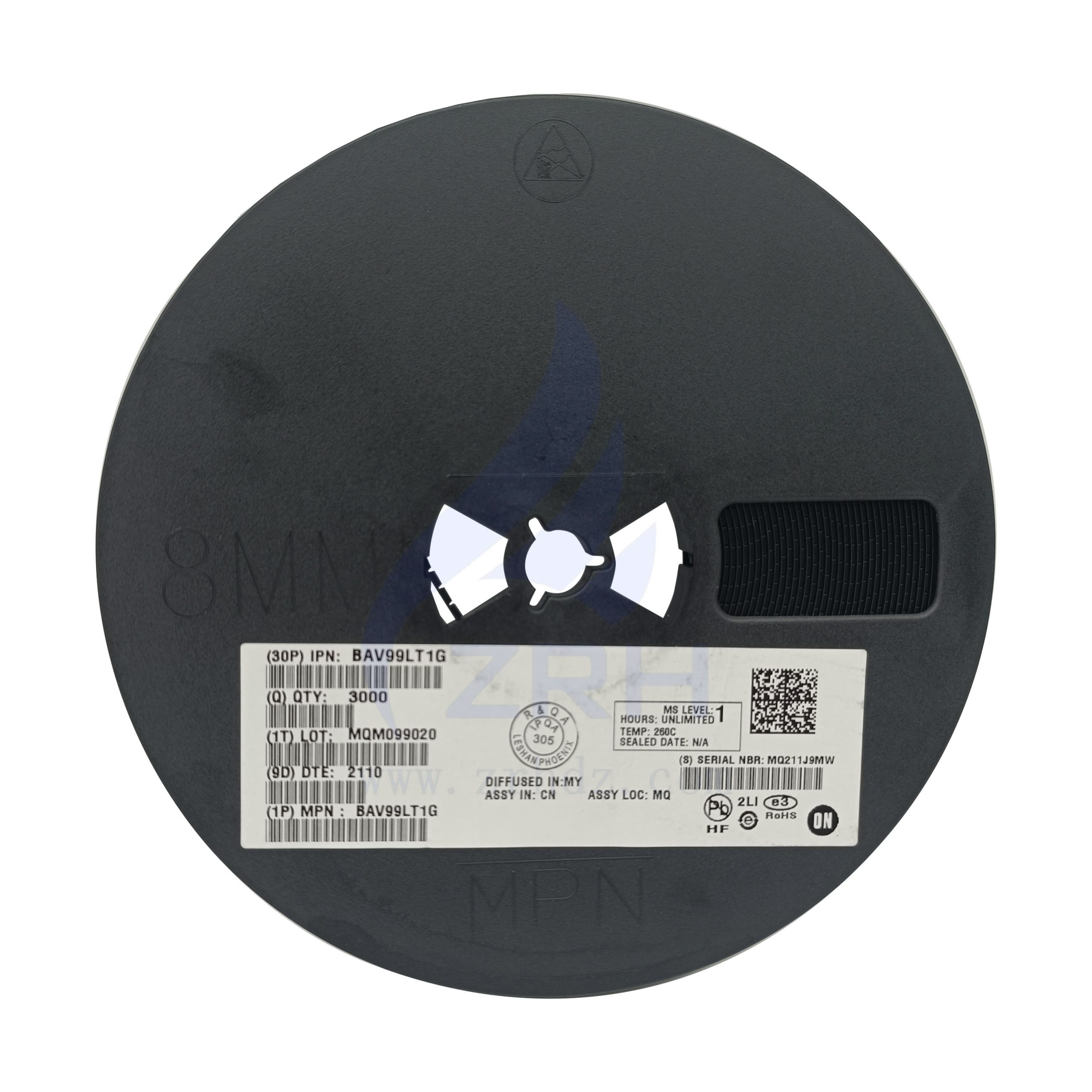ON BAV99LT1G SOT-23 1112+ One-stop Purchase from Trustworthy Electronic Parts Distributor