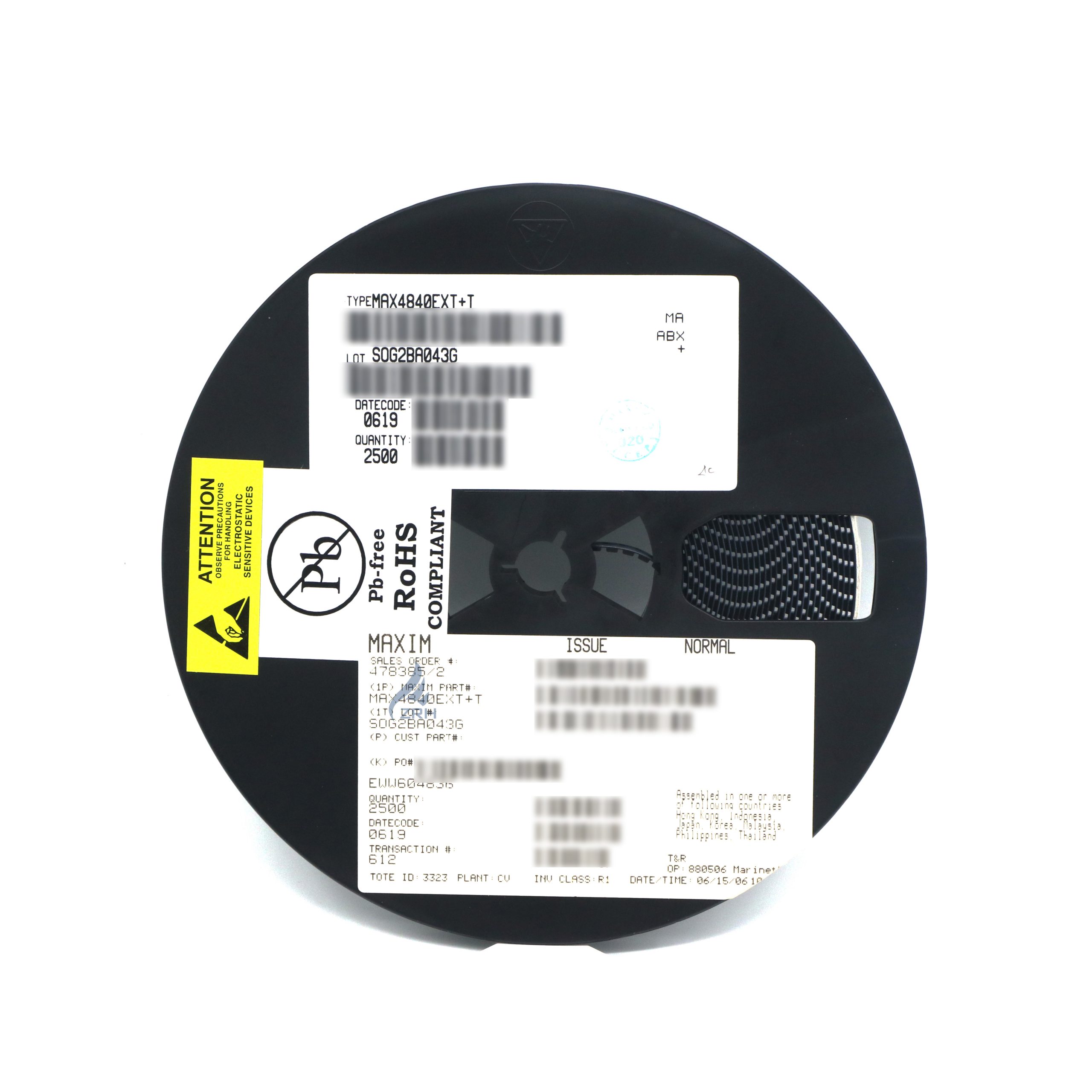 MAXIM MAX4840EXT+T SC70-6 0619+ One-stop Purchase from Trustworthy Electronic Parts Distributor