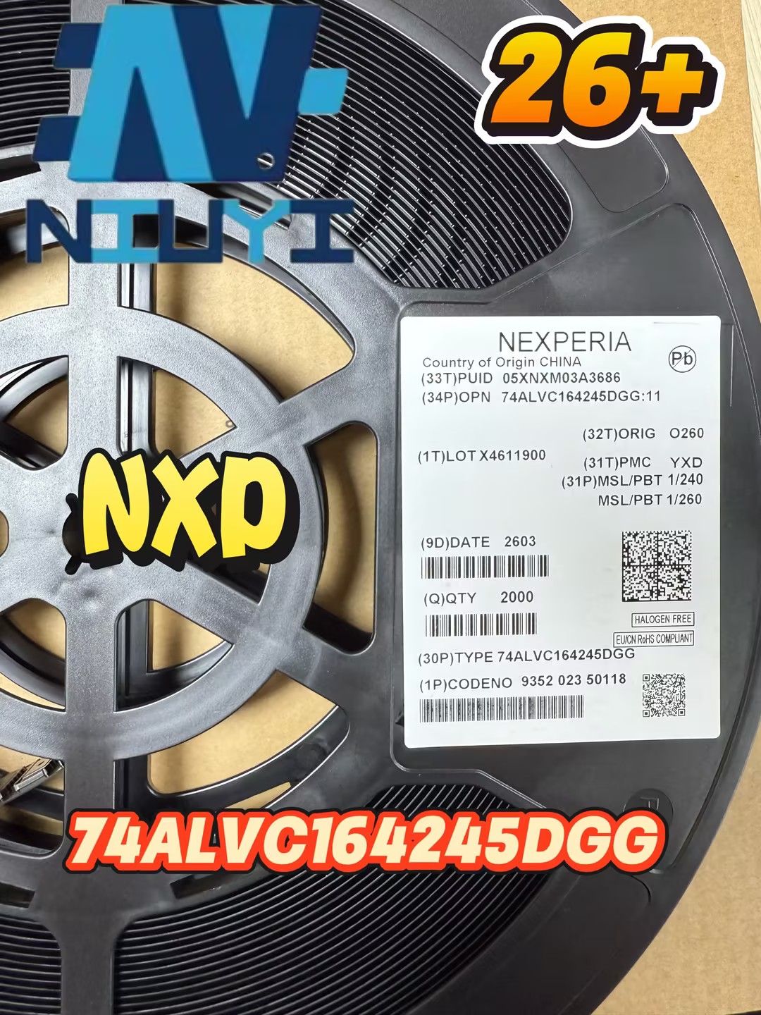 NXP 74ALVC164245DGG TSSOP-48 26+ One-stop Purchase from Trustworthy Electronic Parts Distributor