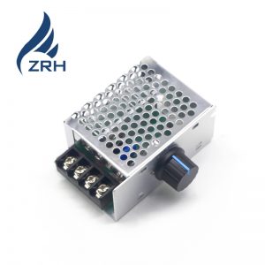 4000W high-power thyristor electronic voltage regulator dimming speed regulation temperature regulation with safety shell