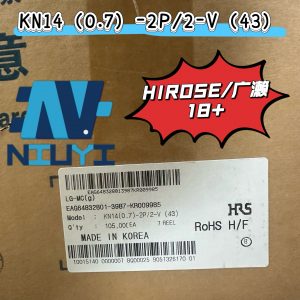 HIROSE KN14(0.7)-2P/2-V(43) CONNECTOR 18+ One-stop Purchase from Trustworthy Electronic Parts Distributor