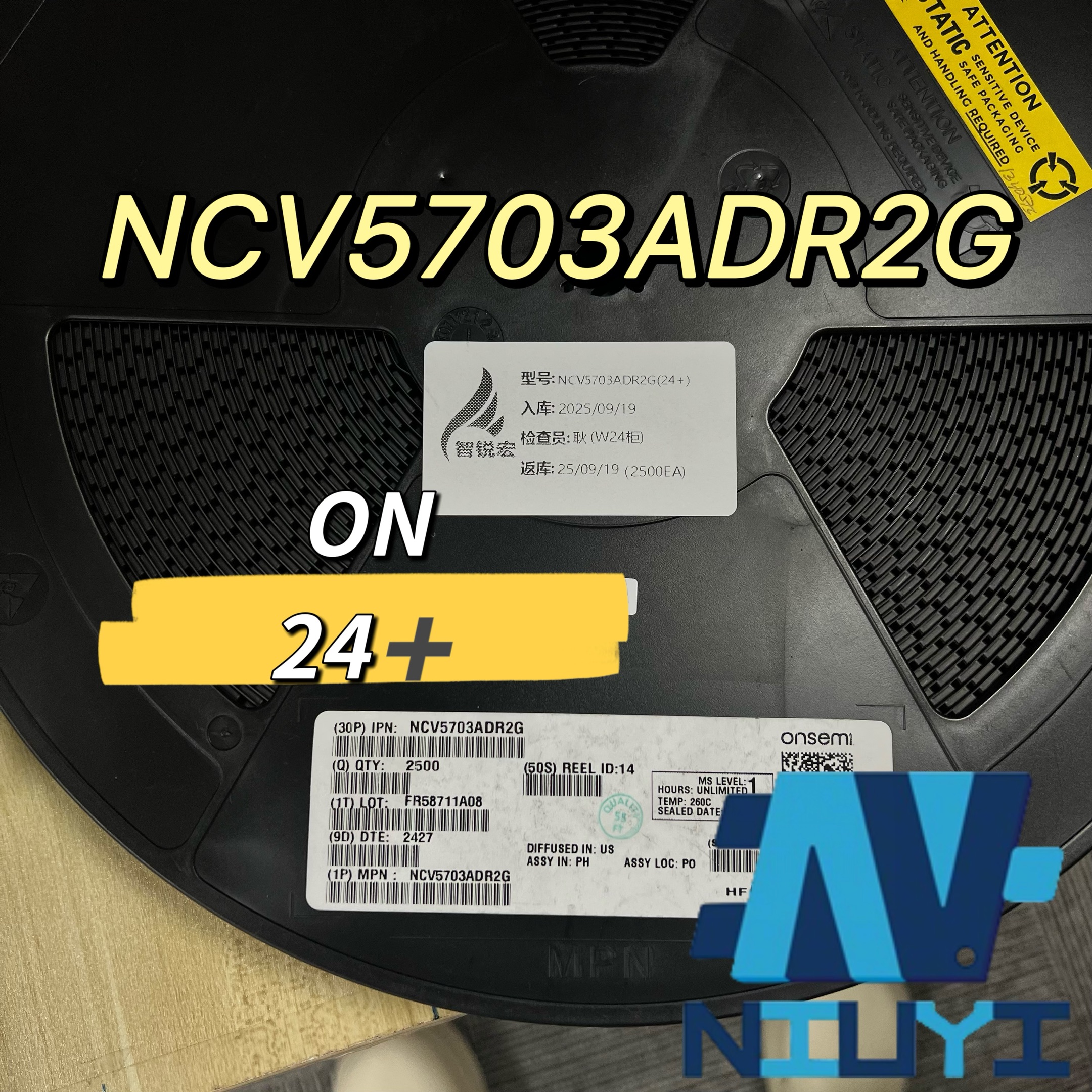 ON NCV5703ADR2G SOP-8 24+ One-stop Purchase from Trustworthy Electronic Parts Distributor