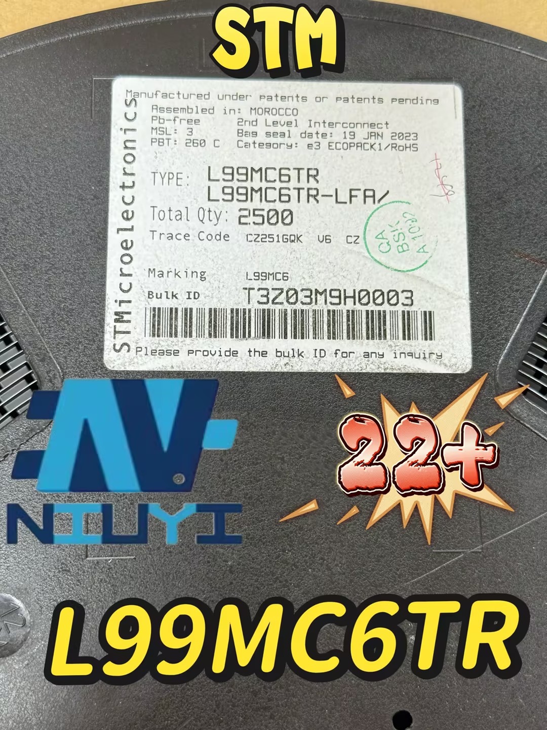 STM L99MC6TR SSOP-16 22+ One-stop Purchase from Trustworthy Electronic Parts Distributor