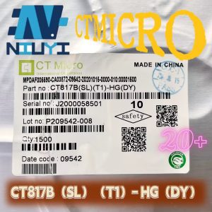CTMIRCO CT817B(SL)(T1)-HG(DY) SOP-4 20+ One-stop Purchase from Trustworthy Electronic Parts Distributor
