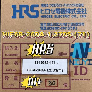 HRS  HIF6B-26DA-1.27DS(71)  CONNECTOR  10+ One-stop Purchase from Trustworthy Electronic Parts Distributor